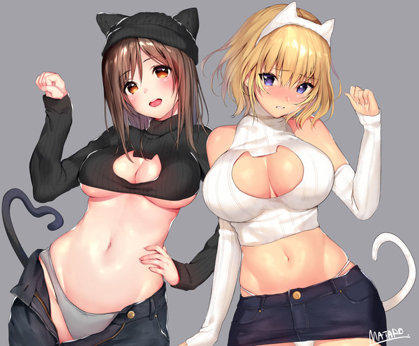 黒猫ちゃん＆白猫ちゃん