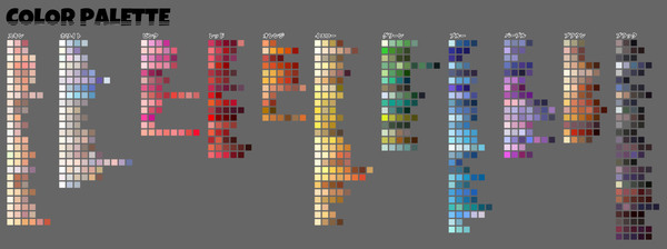全色カラーパレット