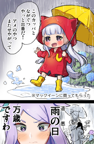 雨の日のゴルシちゃん