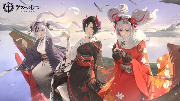 アズールレーン2022年お正月ログインイラスト