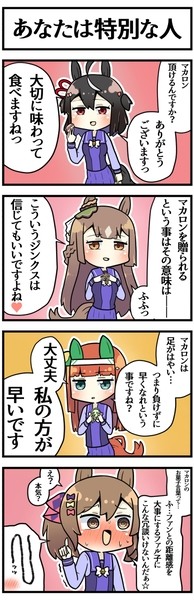 マカロンをあげた時の反応