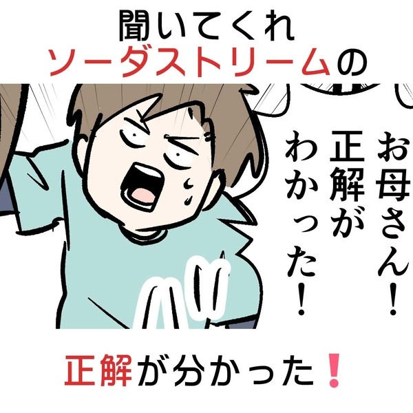 聞いてくれ、ソーダストリームの正解がわかった❗️